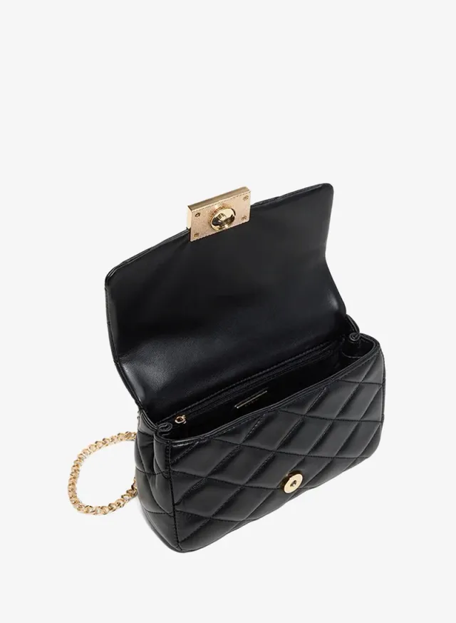 Majia Ladies Black Sling Bag – صورة 3