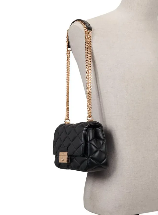 Majia Ladies Black Sling Bag – صورة 5