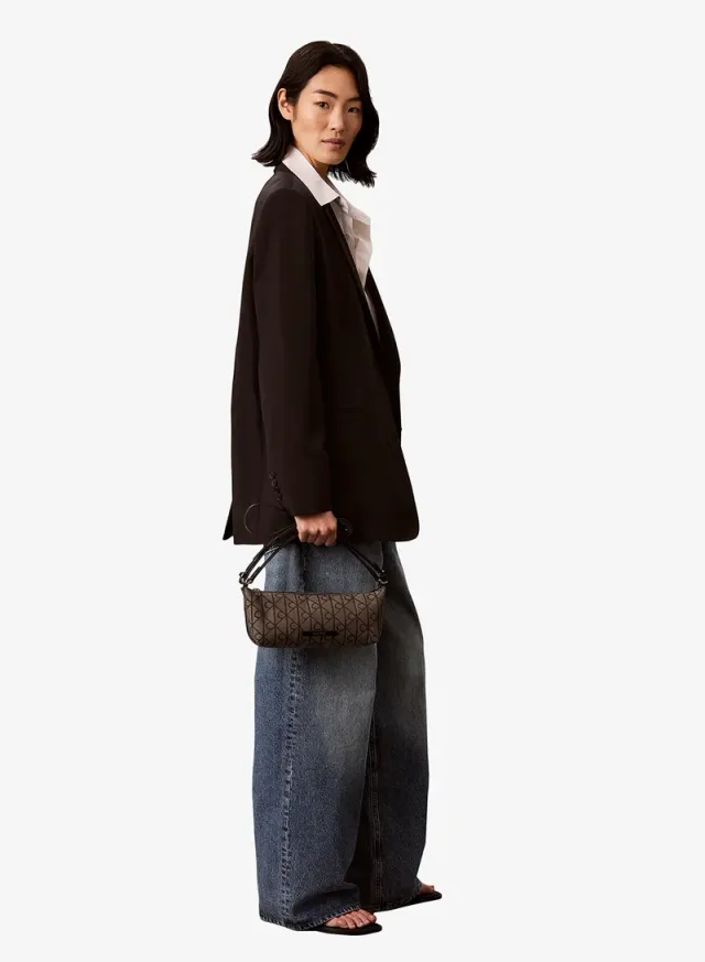 Emblem Jacquard Convertible Shoulder Bag – image 4