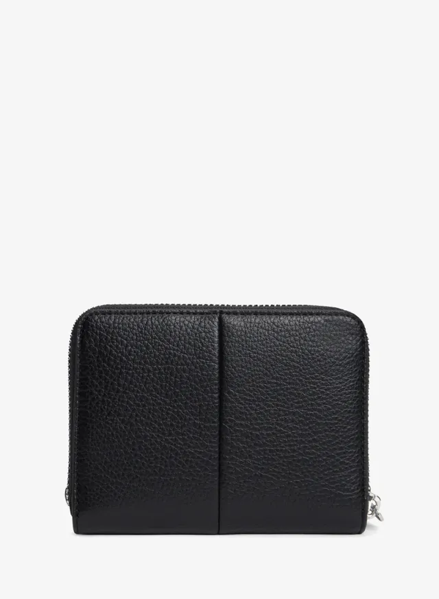 Wrist Strap Metal Logo Zip-Around Wallet – image 2
