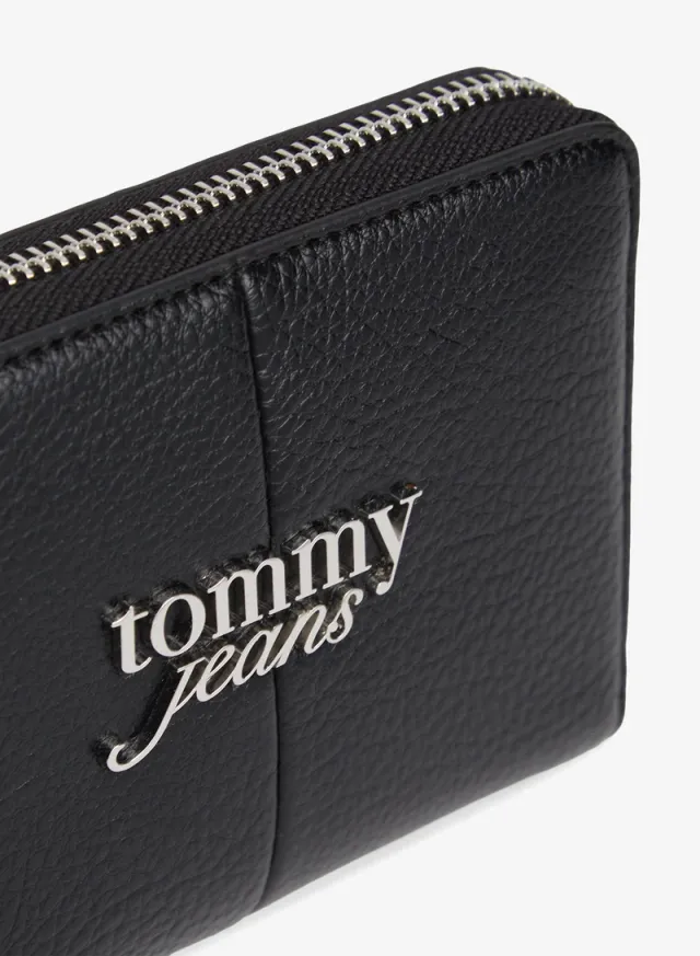 Wrist Strap Metal Logo Zip-Around Wallet – image 3