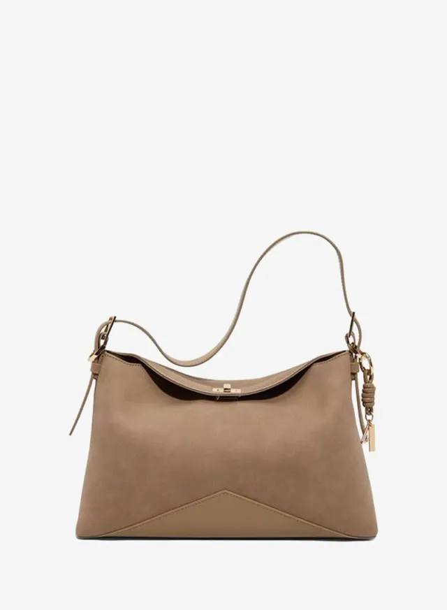 Jacq Ladies Beige Shoulder Bag