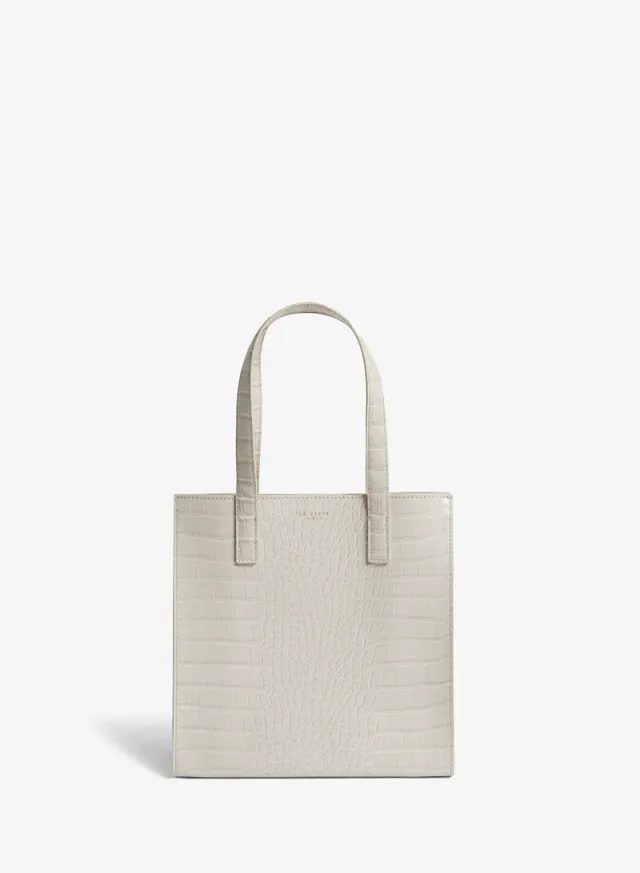 Wenonaa Croc Effect Small Icon Tote