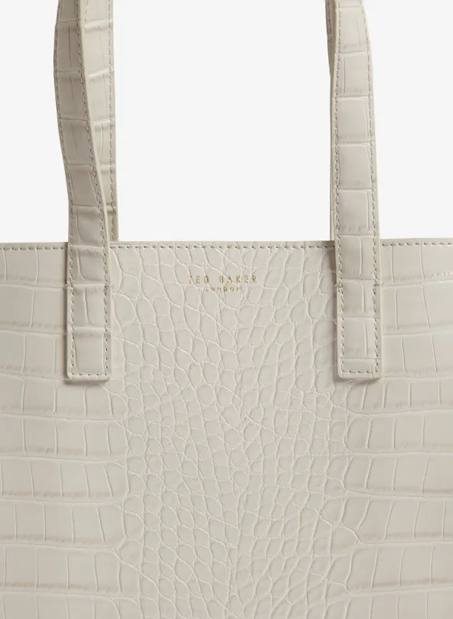 Wenonaa Croc Effect Small Icon Tote – image 4