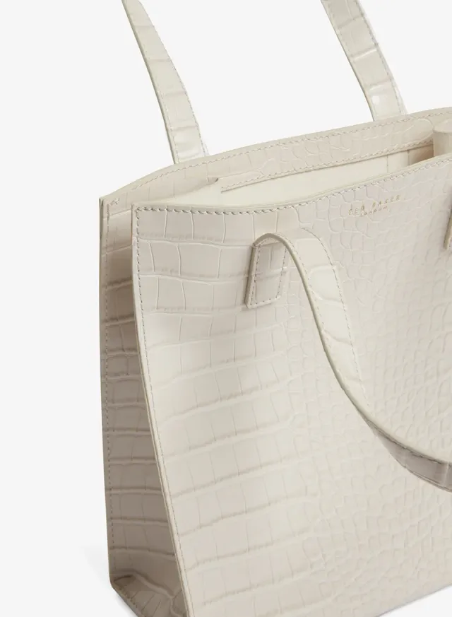 Wenonaa Croc Effect Small Icon Tote – image 5