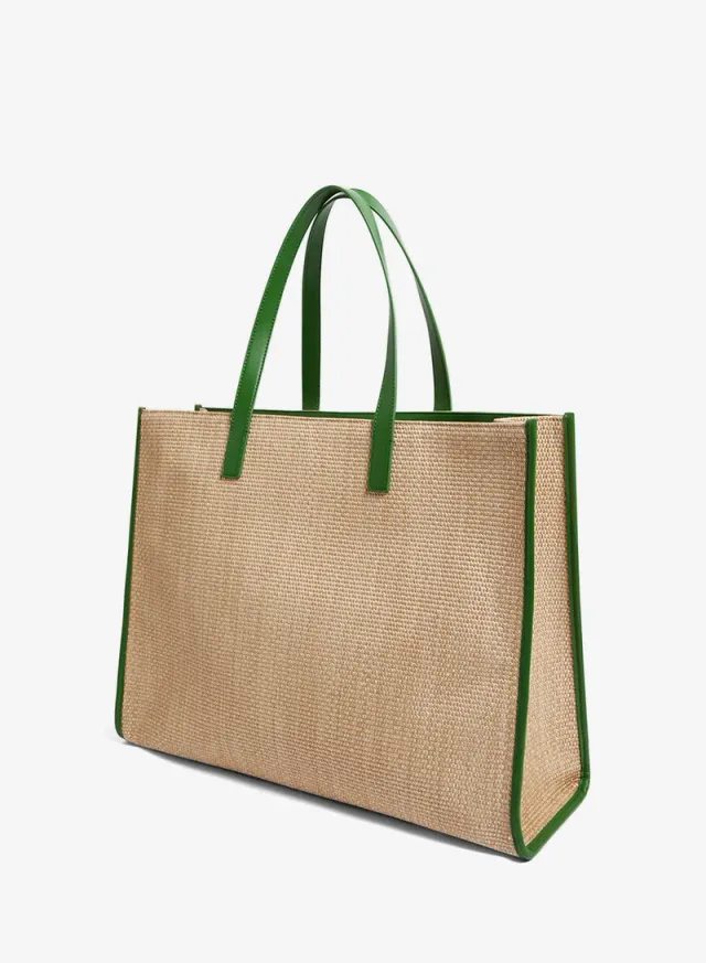 Pallmer Faux Raffia Large Icon Bag – image 3