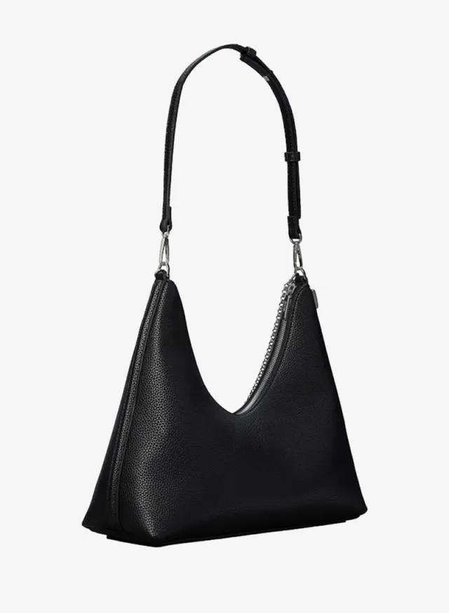 Chain Strap Pebble Grain Hobo Bag – image 2