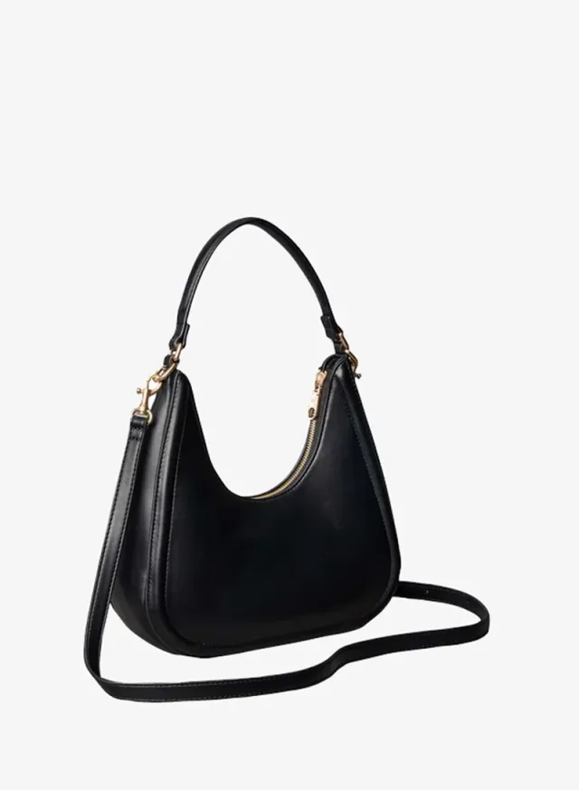 Embossed Monogram Crescent Bag – image 2