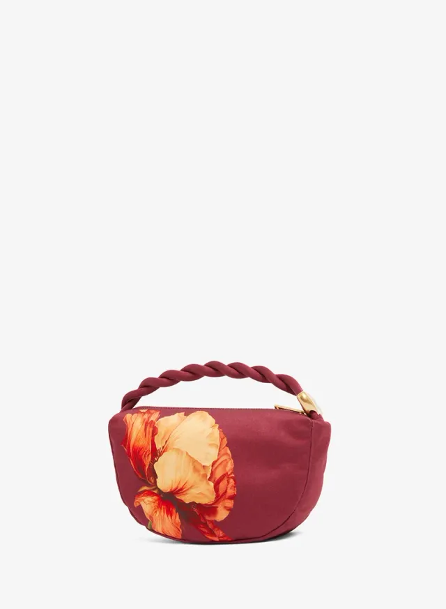 Isli Satin Printed Hobo Shoulder Bag – image 3