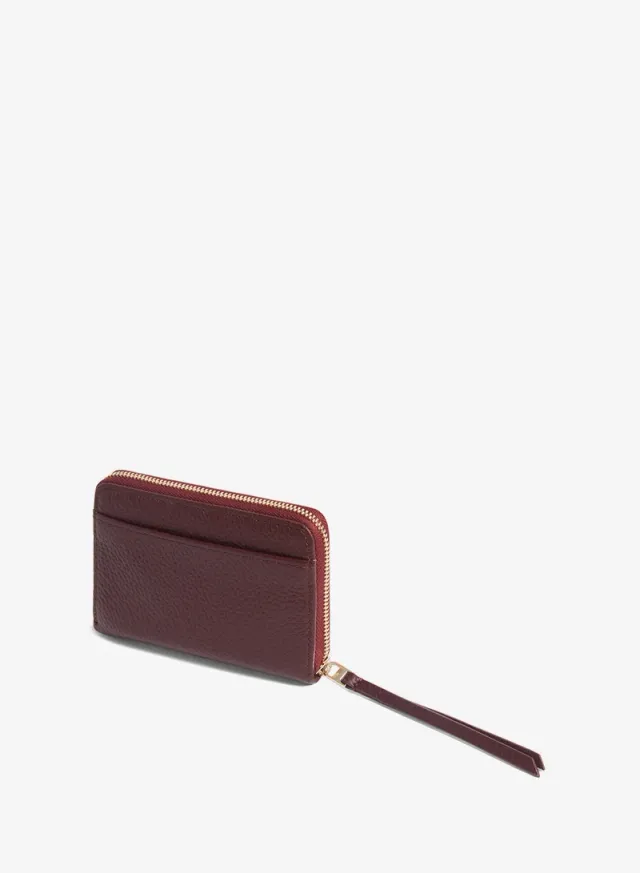 Bow Detail Small Zip Around Purse – image 2