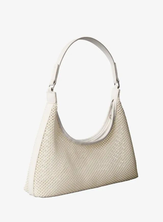 Emblem Logo Mesh Shoulder Bag – image 3