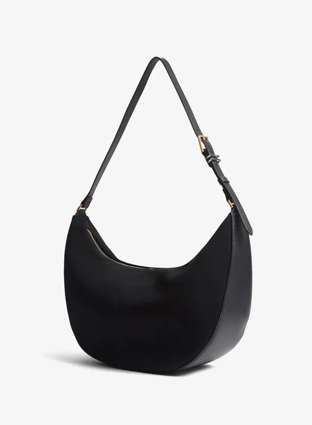 Taliee Suede Belted Shoulder Bag – image 3