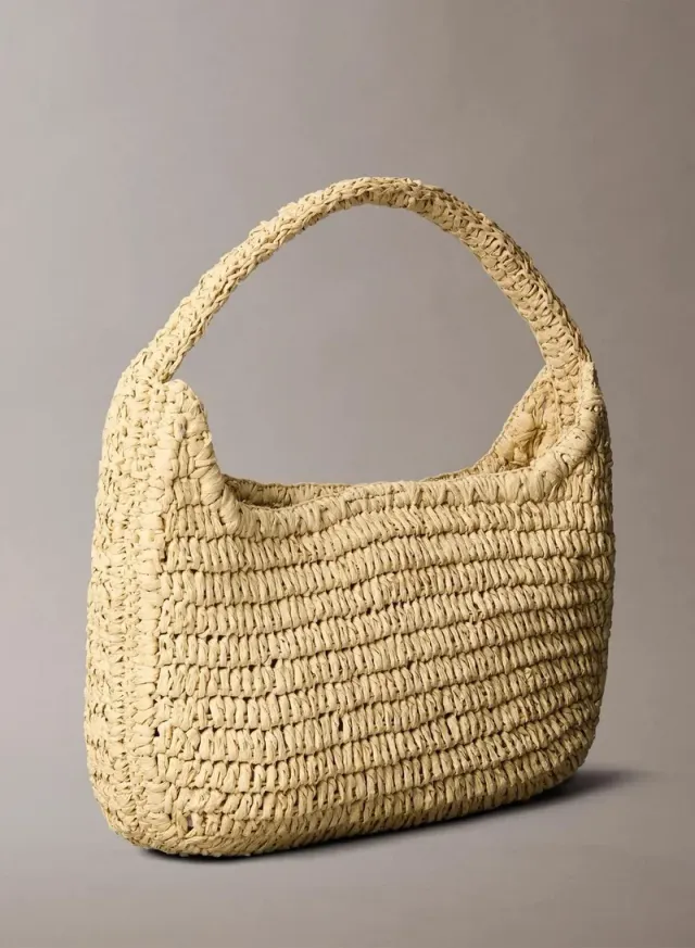 Raffia Small Shoulder Bag – image 2