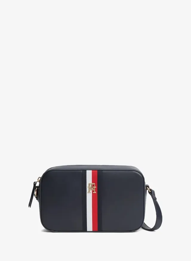 TH Monogram Plaque Crossbody Bag