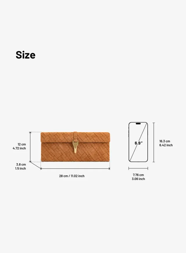 Zaria Woven Clutch – image 5
