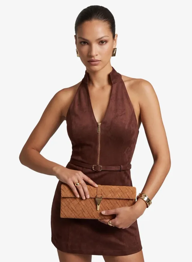 Zaria Woven Clutch – image 6