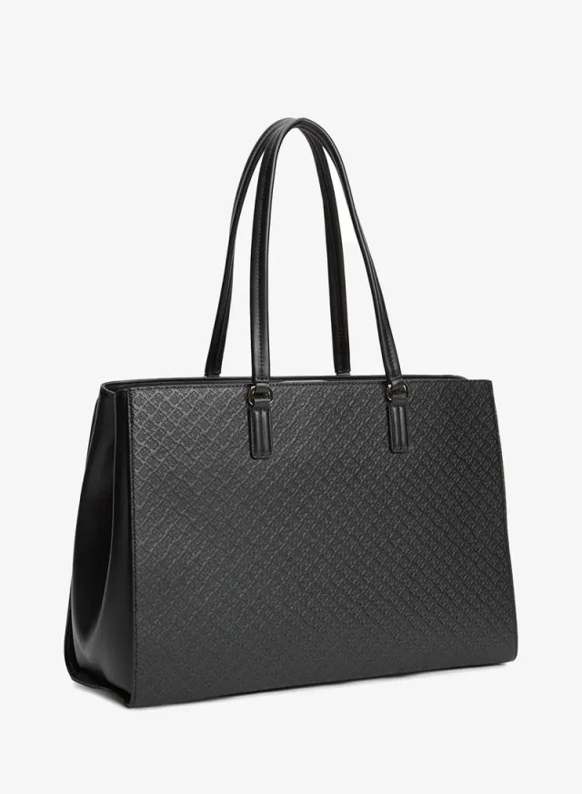 Embossed TH Monogram Tote Bag – image 3