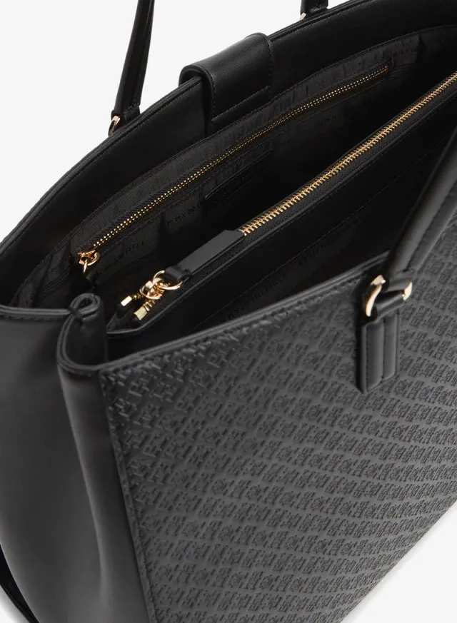 Embossed TH Monogram Tote Bag – image 5