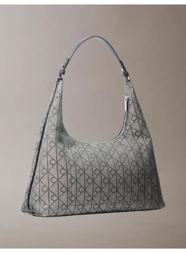 Emblem Jacquard Hobo Bag – image 2