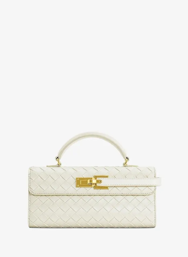 Keyla Weave Texture Top Handle Bag