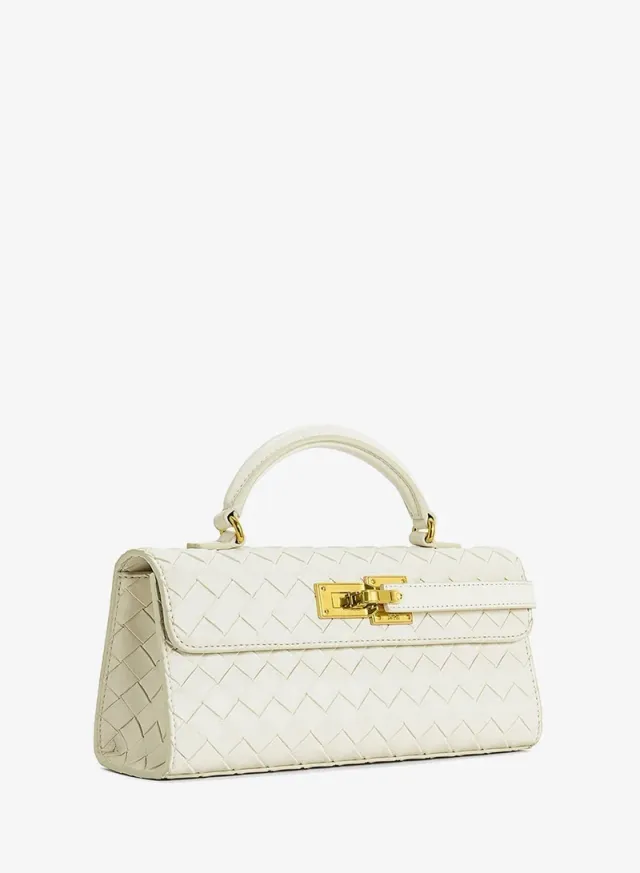 Keyla Weave Texture Top Handle Bag – image 4