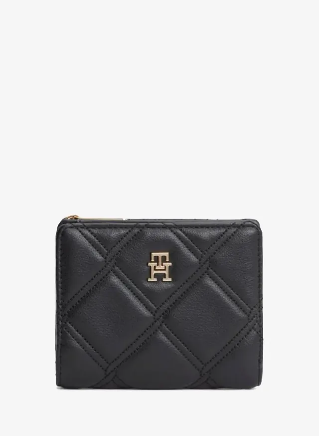 Quilted TH Monogram Bifold Wallet