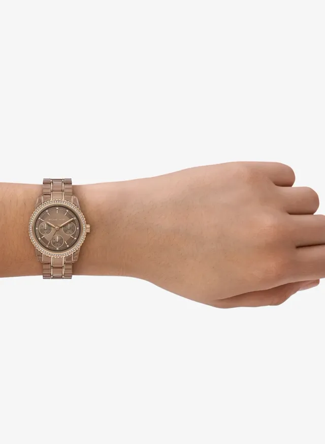 Stainless Steel Metal Bracelet Analog Watch – image 2