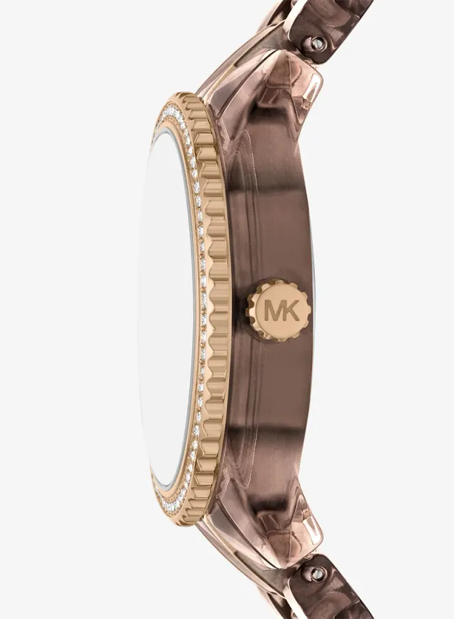 Stainless Steel Metal Bracelet Analog Watch – image 4
