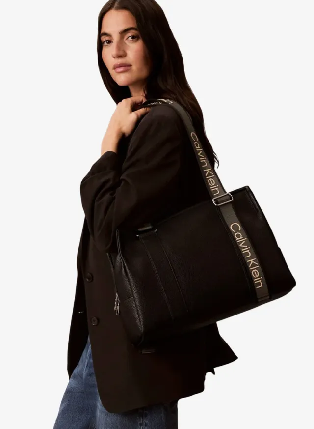 Logo Strap Tote Bag – image 4