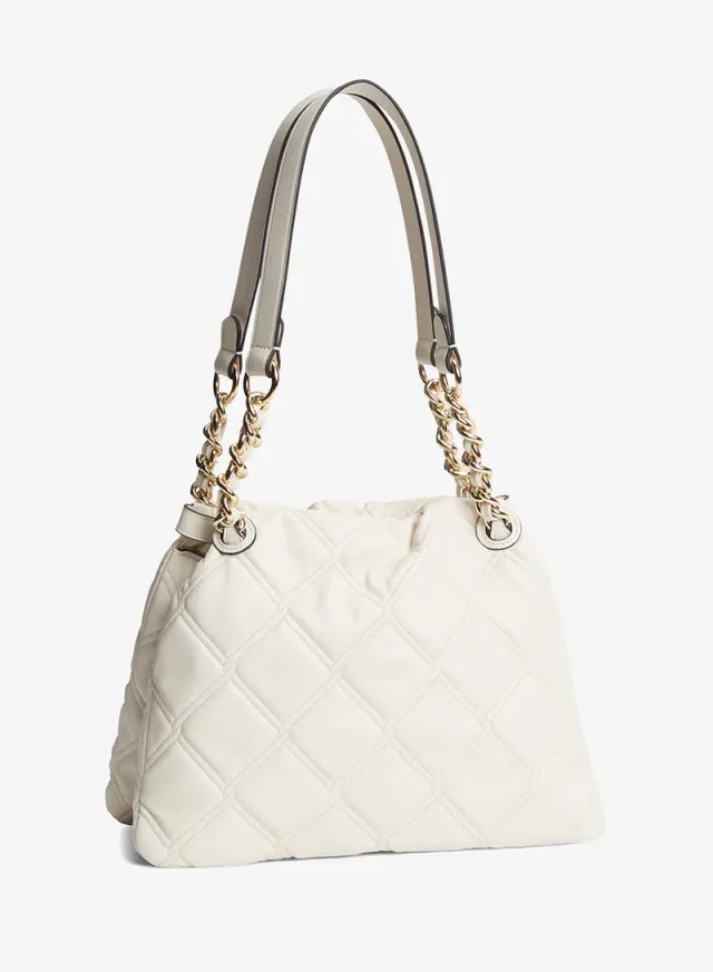 Monogram Quilted Tote Bag – image 3