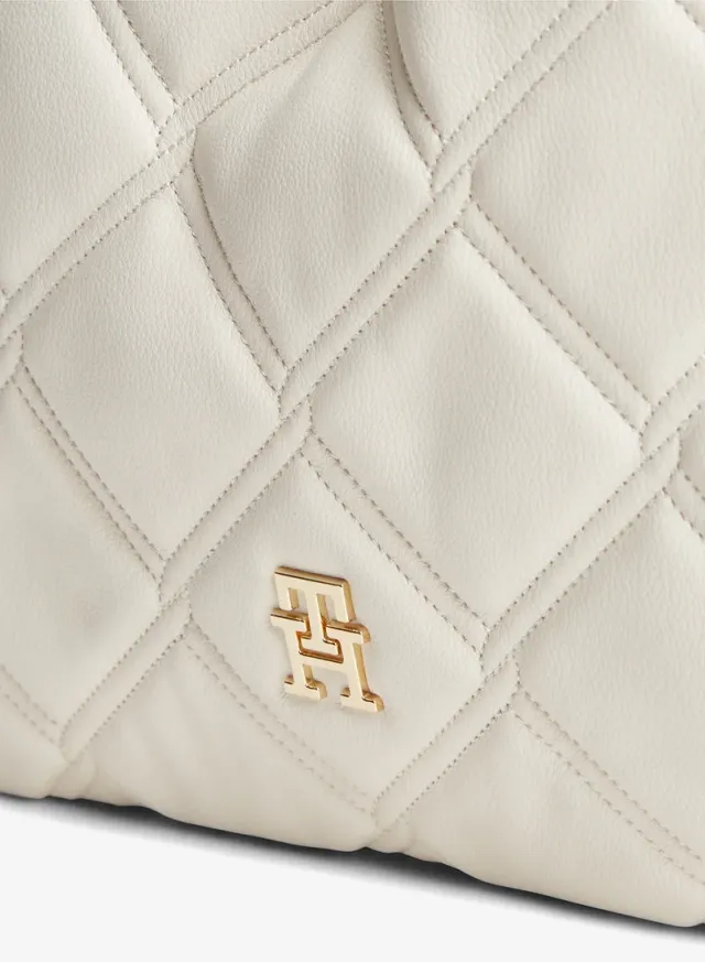 Monogram Quilted Tote Bag – image 4