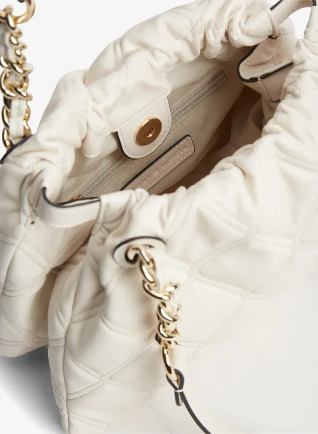 Monogram Quilted Tote Bag – image 5
