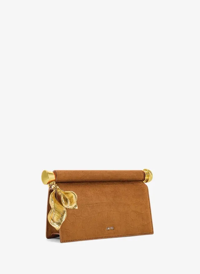Holly Metal Pendant Embellished Clutch – image 3
