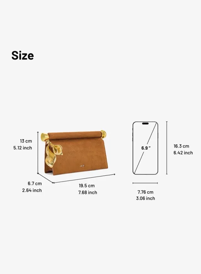 Holly Metal Pendant Embellished Clutch – image 5