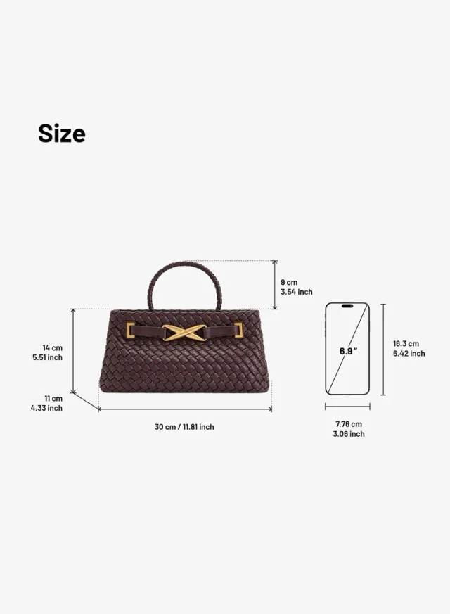 Elora Woven Tote Bag – image 7