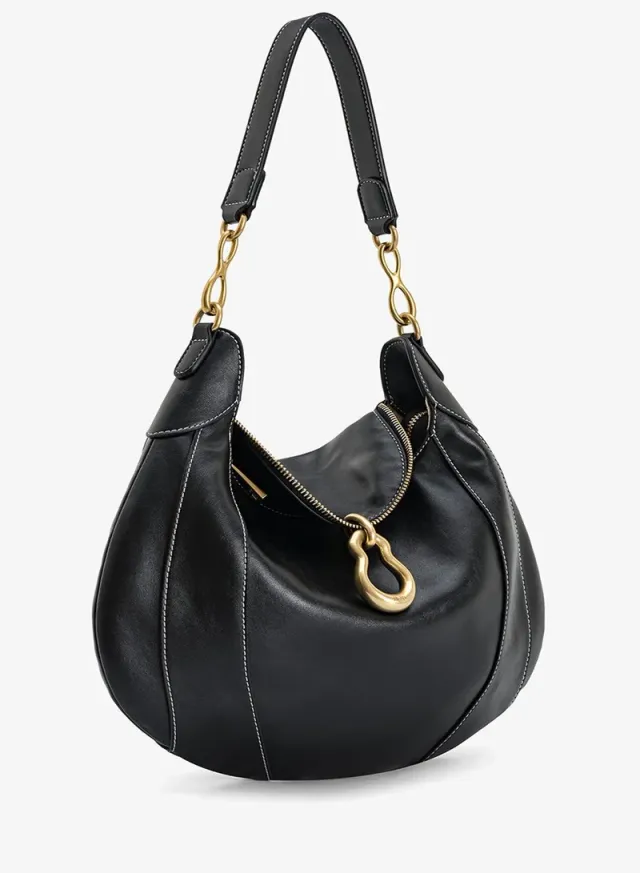 Daria Metal Pendant Embellished Shoulder Bag – image 4