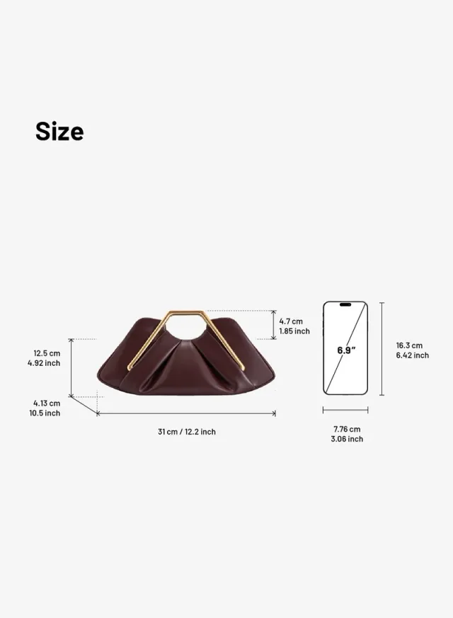 Lila Metal Frame Clutch – image 6