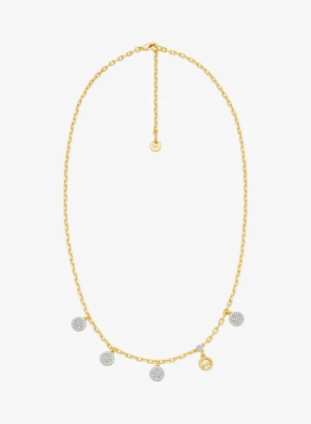 Cubic Zirconia Base Metal Necklace