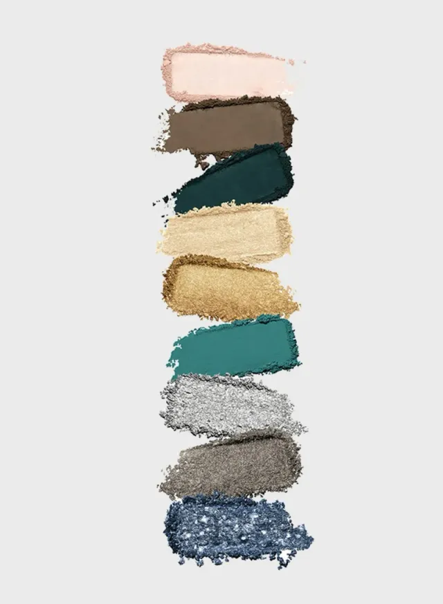 Glamour Multi Finish Eyeshadow Palette - 06 Green Vibes – image 2