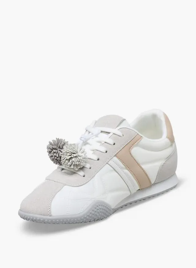 Women Pom-Pom Accent Ankle Sneakers – image 4