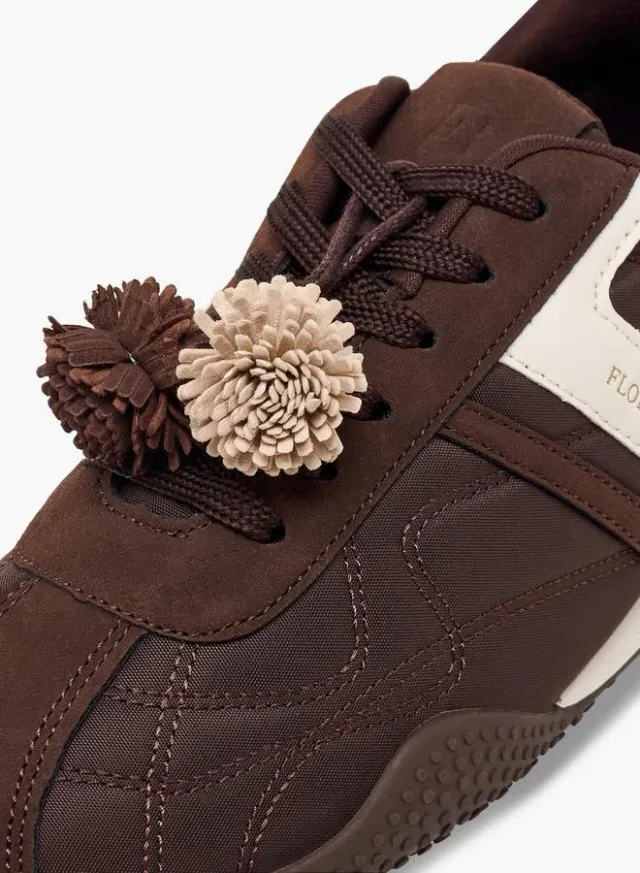 Women Pom-Pom Accent Ankle Sneakers – صورة 7
