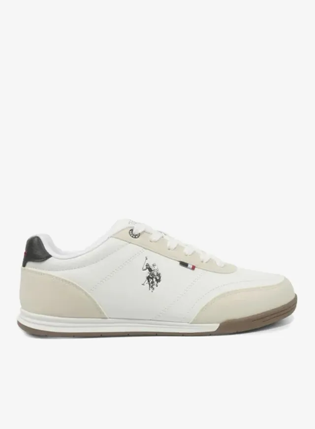 U.S. Polo Assn. Women CONO GLB 6FX Black Casual Sneakers with Gum Sole – Lace-Up Lifestyle Shoes – صورة 3