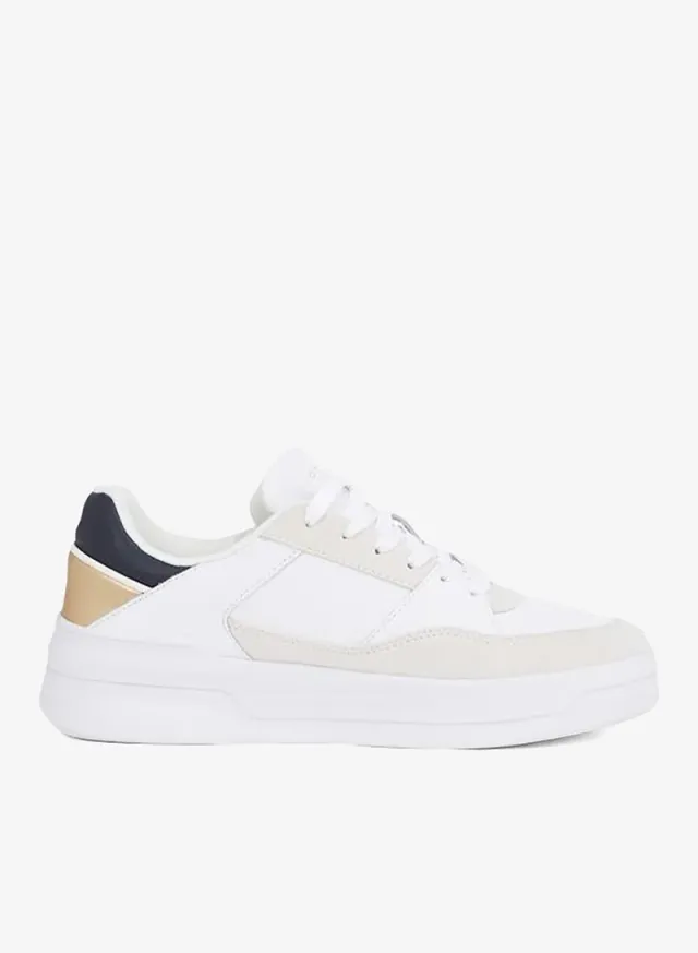 Logo Detail Lace Up Low Top Sneakers