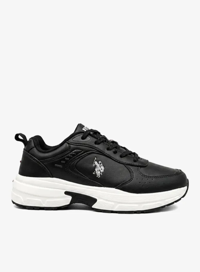 U.S. Polo Assn. Women’s Beige ROX GLB 6FX Chunky Sneakers – Stylish Everyday Comfort Shoes