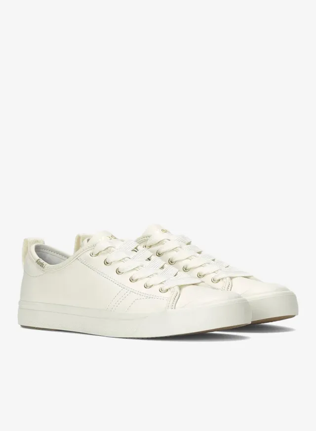Keds Women's Cruise Lace Up Leather Casual Sneaker Beige – image 7