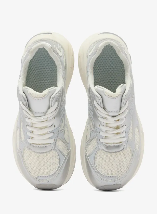 Chunky Sole Lace Up Sneakers – image 4