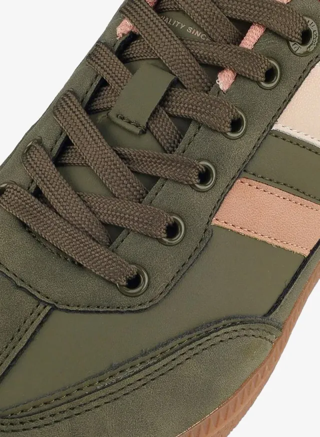 Women Panelled Lace-Up Ankle Sneakers – صورة 4
