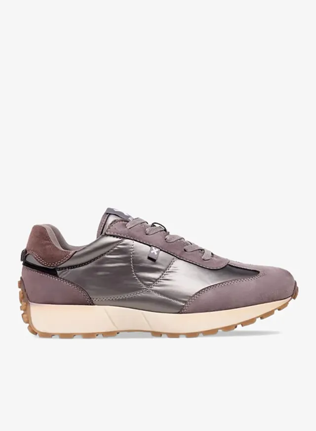 Women Metallic Lace-Up Ankle Sneakers – image 3