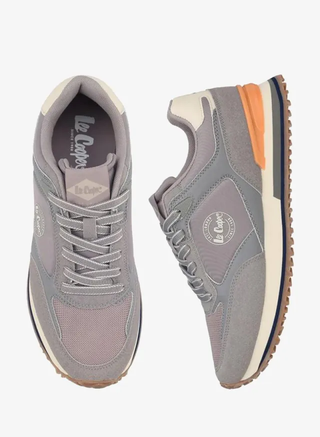 Women Logo Print Lace-Up Ankle Sneakers – صورة 3