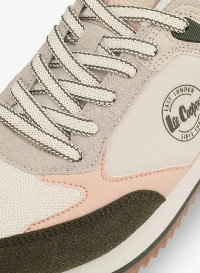 Colourblock Lace-Up Ankle School Sneakers – صورة 4